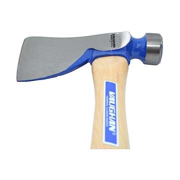 Vaughan SH2 22-Ounce Carpenters Half Hatchet, Flame Treated Hickory Handle, 13-Inch Long.