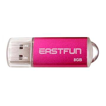 EASTFUN 5Pcs USB Flash Drive - 8GB Mixed Colors