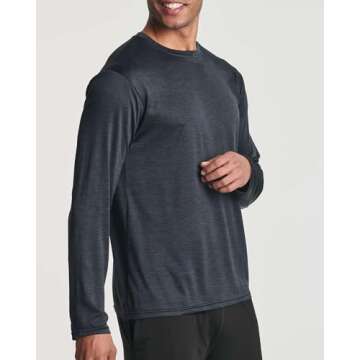 Men’s Long Sleeve Active Shirts 4 Pack - UV Protection