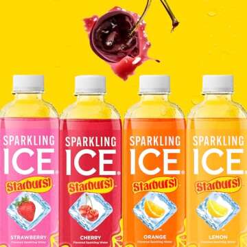 Sparkling Ice STARBURST Cherry Sparkling Water 12 Pack