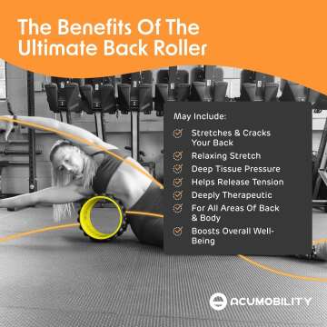 Acumobility Back Stretcher & Roller for Pain Relief