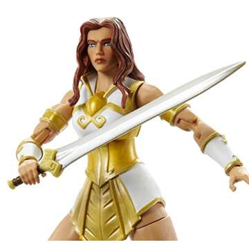 Masters Of The Universe Masterverse Collection, 7-In MOTU Teela Battle Figures For Storytelling Play And Display, Gift For Kids Age 6 And Older And Adult Collectors