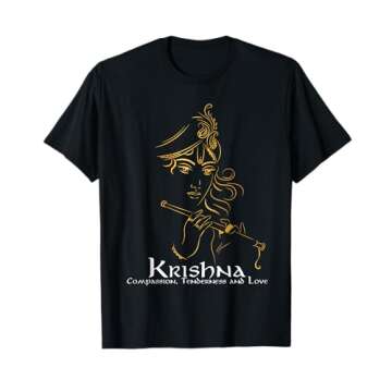 Hindu Shirts Hinduism Diwali Festival Gods Lord Krishna T-Shirt