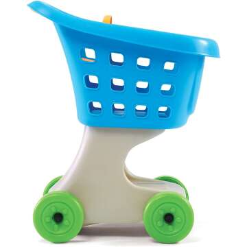 Step2 Little Helper's Shopping Cart - Blue Toy for Kids