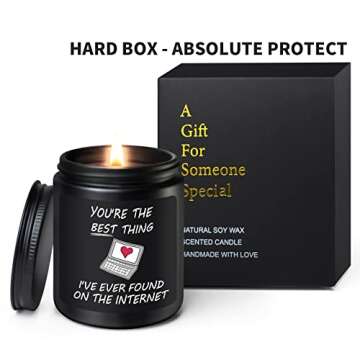 Candle Gifts for Men, Sandalwood Scented