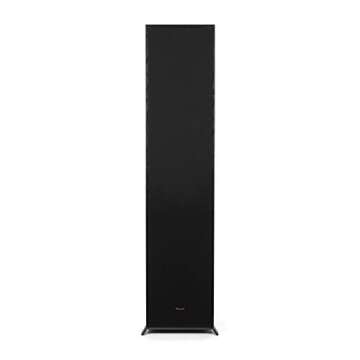 Klipsch Reference R-820F Floorstanding Speaker for Home Theater Systems with 8” Dual Woofers, Tower Speakers with Bass-Reflex via Rear-Firing Tractrix Ports in Black