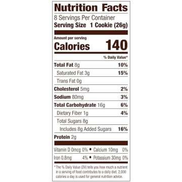 Pepperidge Farm Chesapeake Crispy Dark Chocolate Pecan Cookies, 7.2 OZ Bag (8 Cookies)