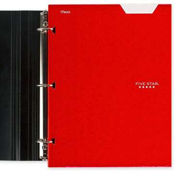 5-Star 4-Pocket Folders: Writable & Colorful Mix