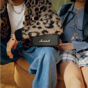 Marshall Emberton II Bluetooth Speaker - Black & Brass