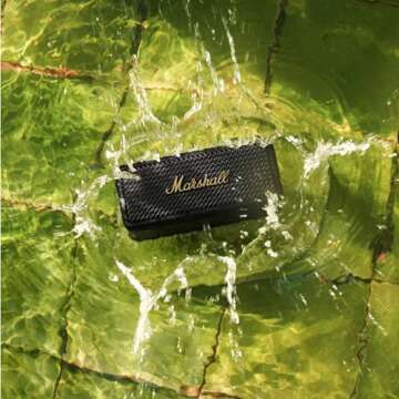 Marshall Emberton II Bluetooth Speaker - Black & Brass