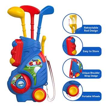 Liberry Toddler Golf Set for Indoor & Outdoor Fun