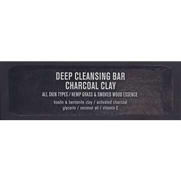 Baxter of California Deep Cleansing Body Soap Bar For Men | Charcoal Clay | All Skin Types | 7 oz