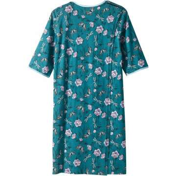 Open Back Night Gown for Assisted Dressing