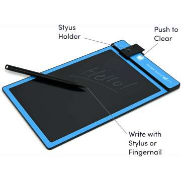 Reusable Boogie Board Writing Pad with Stylus - Instant Erase