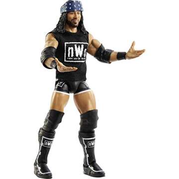 ​Mattel WWE X-Pac Fan TakeOver 6-in Elite Action Figure with Fan-voted Gear & Accessories, 6-in Posable Collectible Gift for WWE Fans Ages 8 Years Old & Up [Amazon Exclusive]