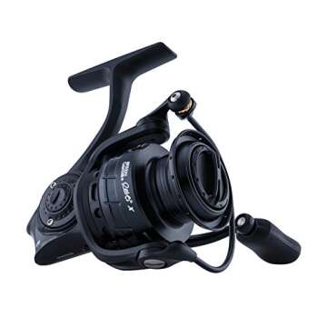 Abu Garcia Revo X Spinning Reel, Size 30 (1430447), 6 Stainless Steel HPCR Bearings + 1 Roller Bearing, Carbon Fiber Front Drag, Max of 11lb | 5.2kg