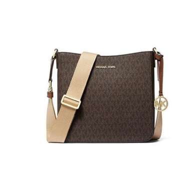 Stylish Michael Kors Small Leather Crossbody Bag in Brown