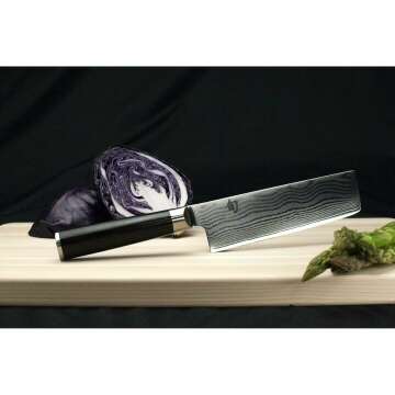 Shun Classic Nakiri Knife 6.5" - Ideal Vegetable Chopper