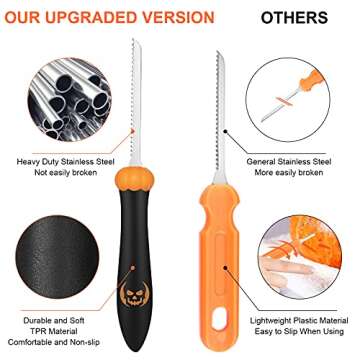 CHRYZTAL Pumpkin Carving Kit - Heavy Duty Tools