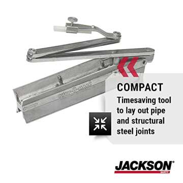 Jackson Safety #1 Standard Contour Marker & Structural Adapter - Compact Easy to Use- 1.5" to 18" Diameter - With Soapstone Crayon