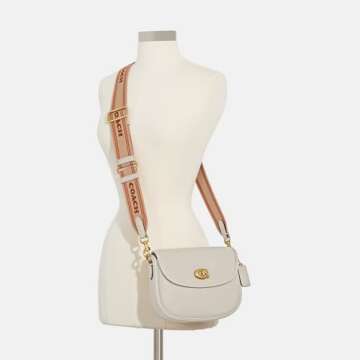 Coach Willow Saddle Bag, Chalk