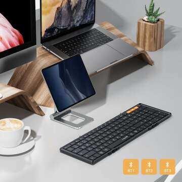 Foldable Bluetooth Keyboard: Portable Travel Solution