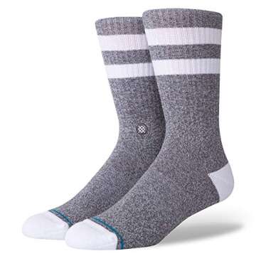 Stance Crew The Joven Socks [3 Pack] (Large, Grey)