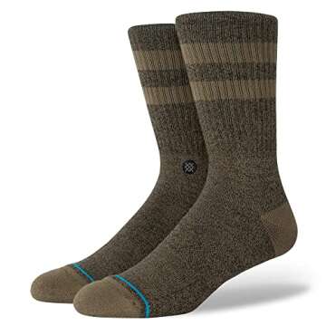 Stance Crew The Joven Socks [3 Pack] (Large, Grey)