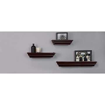 Madison Classic Floating Wall Shelves, Set of 3