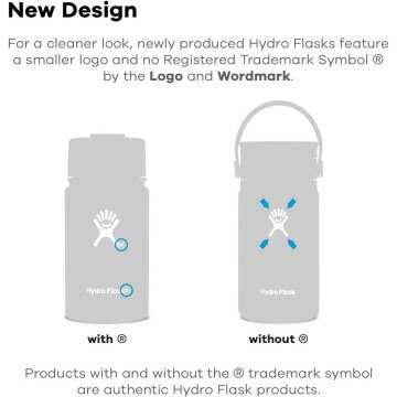 Hydro Flask Stainless Steel Wide Mouth Bottle with Flex Sip Lid and Double-Wall Vacuum Insulation for Coffee, Tea and Drinks