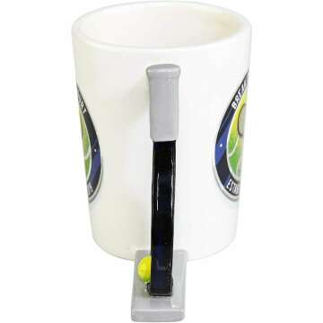 Tennis-Racket Handle Coffee Mug by HOME-X