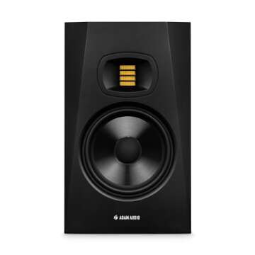 ADAM Audio T7V Studio Monitor for recording, mixing and mastering, Studio Quality Sound (Single)