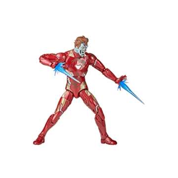 Marvel Legends Series MCU Disney Plus What if Zombie Iron Man Action Figure 6-inch Collectible Toy, 4 Accessories, Multicolor