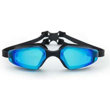 ZQYYUNDING Swim Goggles - Swimming Glasses,Professional Anti Fog No Leaking Protection Wide View Swim Goggles, for Women Men