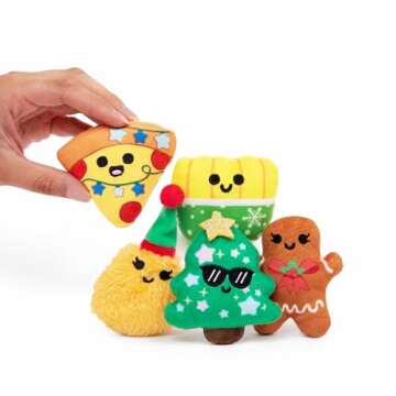 Emotional Support Plush Advent Calendar by Relatable, Perfect Plush Advent Calendar for Kids or Teens, Contains 25 Mini Collectible Plushies Including Fries, Gingerbread, and Nugget Plush Toys, Stocking Stuffers for Kids