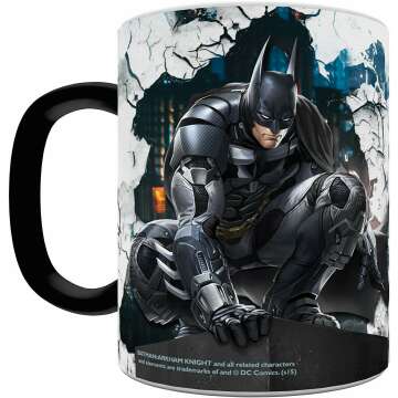 Morphing Mugs Batman Arkham Knight (Batman) Ceramic Mug, Black, 325ml