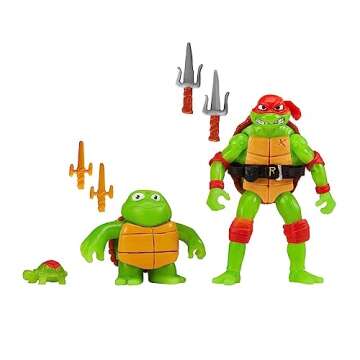 Teenage Mutant Ninja Turtles: Mutant Mayhem Making of a Ninja Raphael Action Figure 3-Pack