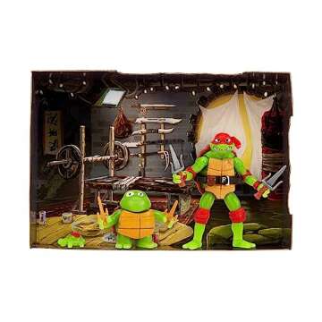 Teenage Mutant Ninja Turtles: Mutant Mayhem Making of a Ninja Raphael Action Figure 3-Pack