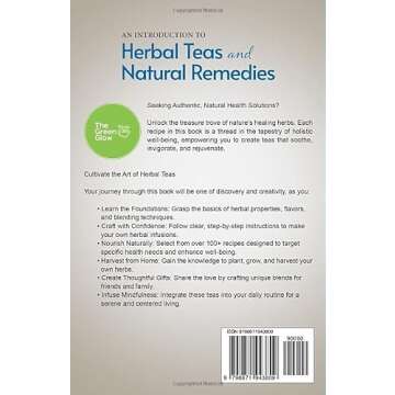 An Introduction to Herbal Teas and Natural Remedies: Discover 100+ Herbal Tea Infusion Recipes for Holistic Healing and Greater Well-Being (Herbalism and Natural Remedies for Beginners)