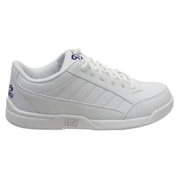 BSI Girls' Bowling Shoe Size 1 White