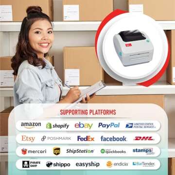 Arkscan 2054A Shipping Label Printer - Fast & Efficient