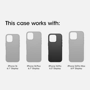 OtterBox iPhone 16 Pro Commuter Series Case - Black (Single Unit Ships in Polybag)