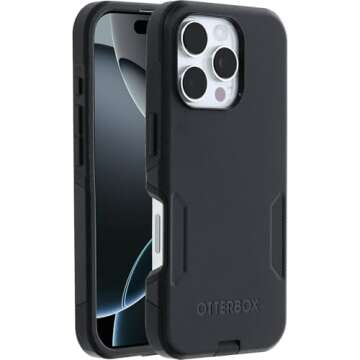 OtterBox iPhone 16 Pro Commuter Series Case - Black (Single Unit Ships in Polybag)