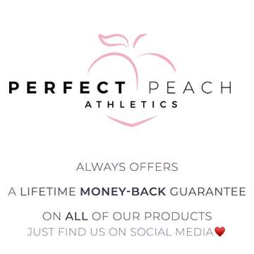 PERFECT PEACH ATHLETICS Butt Bands - Workout Bands for Legs and Butt - Booty Bands for Working Out Pink Resistance Bands - Resistance Booty Bands - Workout Booty Bands Gym Accessories for Women