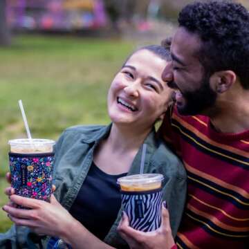 Java Sok Iced Coffee & Soda Sleeve - English Garden