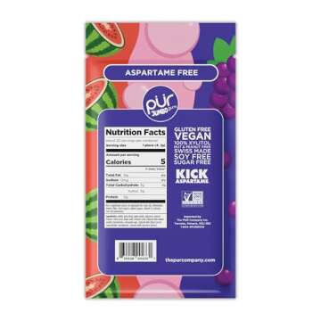 Aspartame Free PUR Jumbo Chewing Gum 20 Pieces