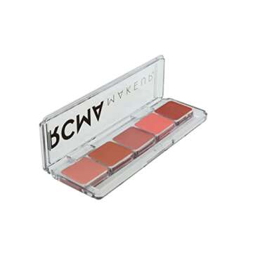 RCMA 5 Part "Series Favorites" Palette Cream Blush #1, Highly Pigmented & Blendable Shades of Pink, Cheek Blush for Professional Makeup Artists