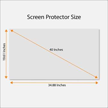 Blue Light Screen Protector for 40" TV - Eye Safety