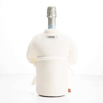 Puffin - The Resort Robe - Insulated Wine Cooler I Champagne Bottle Insulator, Keep Drinks and Beverages Cold