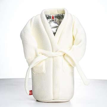 Puffin - The Resort Robe - Insulated Wine Cooler I Champagne Bottle Insulator, Keep Drinks and Beverages Cold